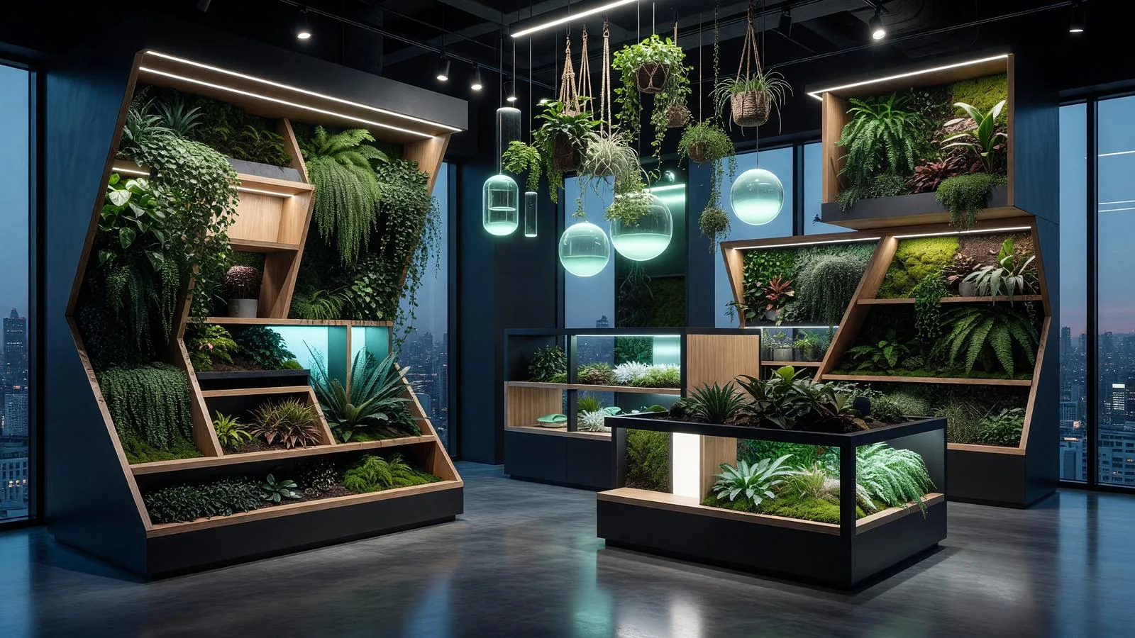 スタジオ内のインスタレーション展示 / Interior installations inside the studio
